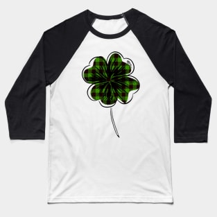 Trendy Lucky Clover Baseball T-Shirt